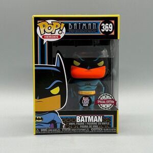 Funko Pop! Heroes #369 Batman Black Light Glow DC Exclusive New w/ Protector